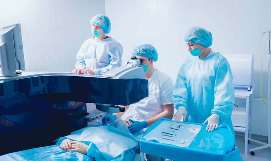 Patient receiving SEO surgery
